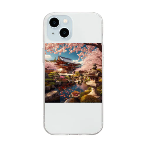 Sakura in Japan Soft Clear Smartphone Case