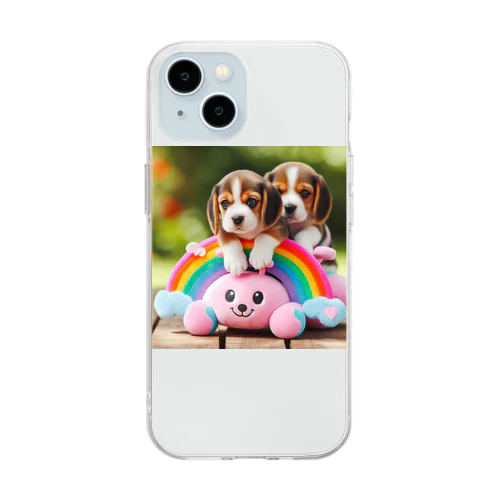 Beagle　 Soft Clear Smartphone Case