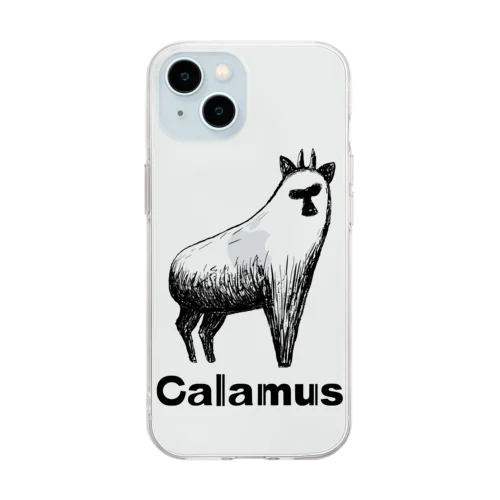 ど迫力のカモシカ！by Calamus Soft Clear Smartphone Case