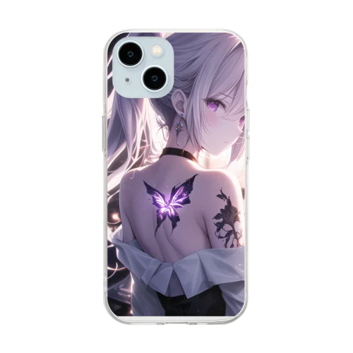 魅惑の夜のささやき Soft Clear Smartphone Case