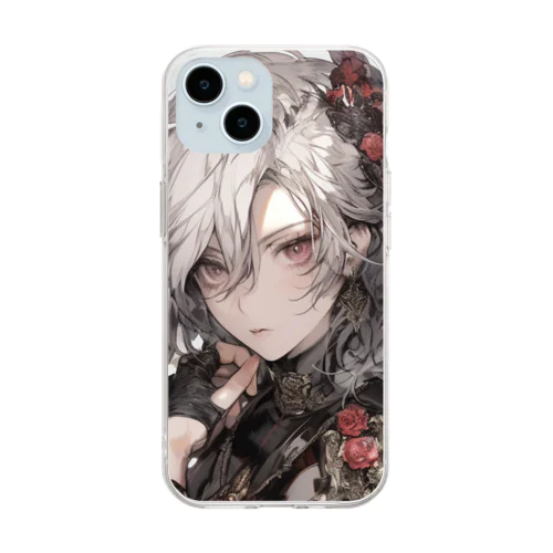 薔薇の騎士 Soft Clear Smartphone Case