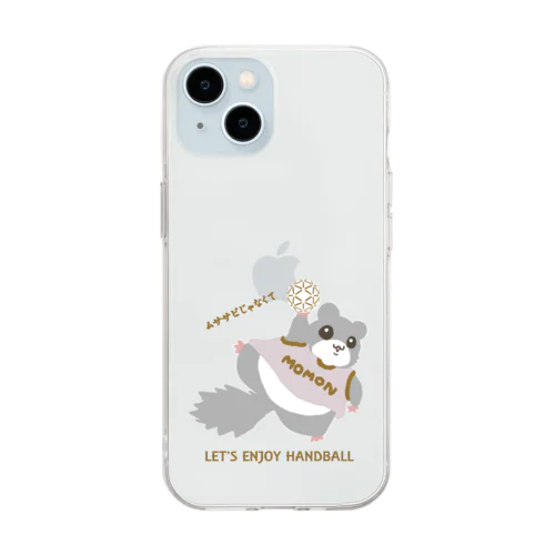 ムササビじゃなくて Soft Clear Smartphone Case