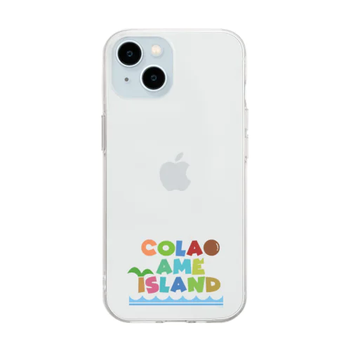 COLA AME ISLAND ロゴ 1 ソフトクリアスマホケース
