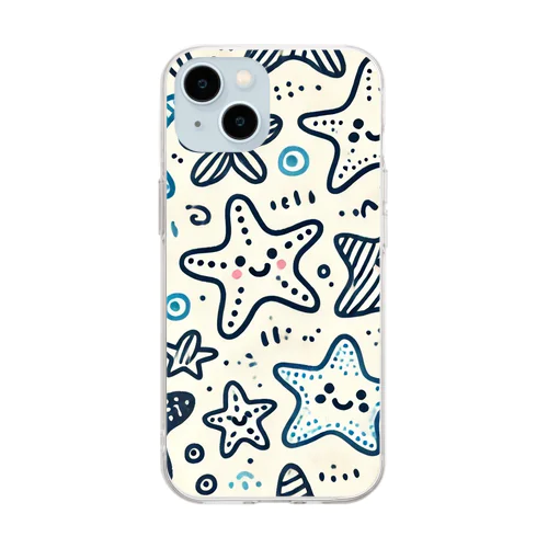 ヒトデくん Soft Clear Smartphone Case