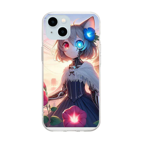 メカ猫娘XSU3657 Soft Clear Smartphone Case