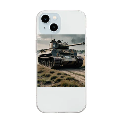 戦車 ティーガー I Soft Clear Smartphone Case