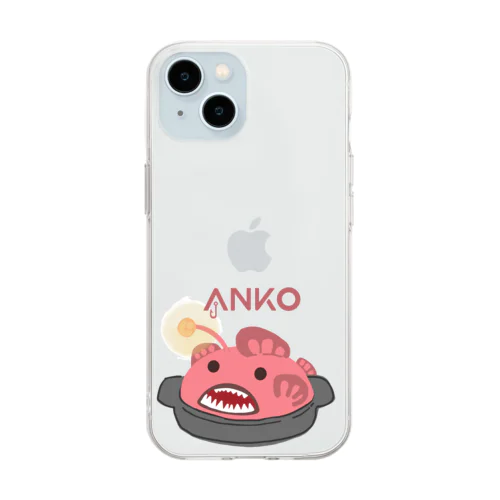 あんこう鍋 Soft Clear Smartphone Case
