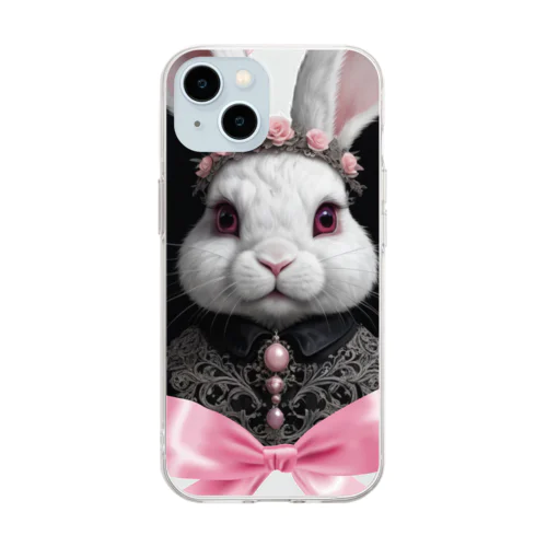 ゴシックうさぎ🐇 Soft Clear Smartphone Case