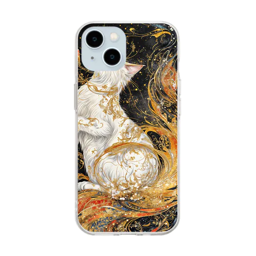 Magical Cat 009 Soft Clear Smartphone Case