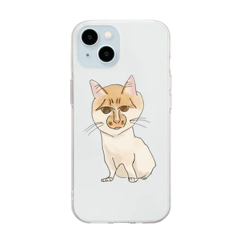 ぼくねこ Soft Clear Smartphone Case