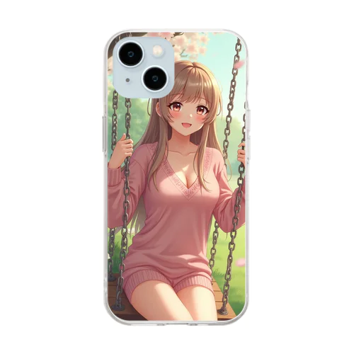 AI美女31 Soft Clear Smartphone Case