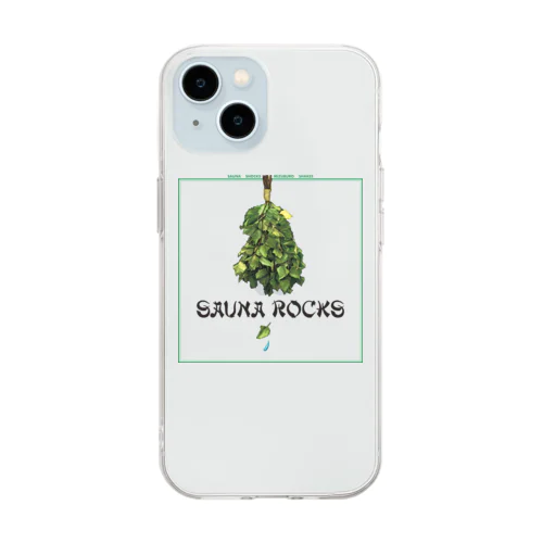 SAUNA ROCKS Soft Clear Smartphone Case