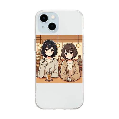 芷蘭藍花（Tsí-lân Lâm-hue） Soft Clear Smartphone Case