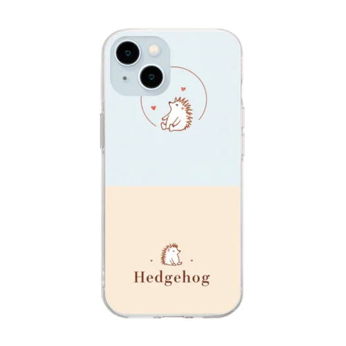 二つの癒し Soft Clear Smartphone Case