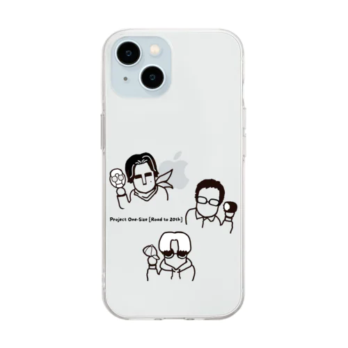 ３人の個性をギュッと集結 Soft Clear Smartphone Case