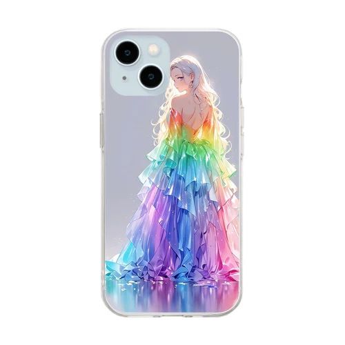 「虹の軌跡」 Soft Clear Smartphone Case