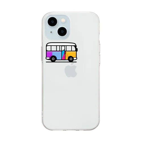 レインボーバス Soft Clear Smartphone Case