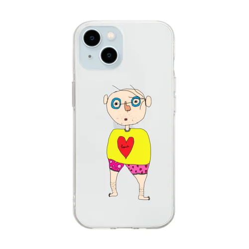 Mr.Heart. Soft Clear Smartphone Case