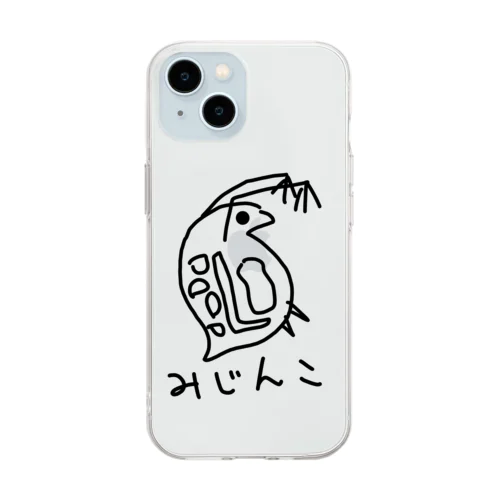 ミジンコ Soft Clear Smartphone Case