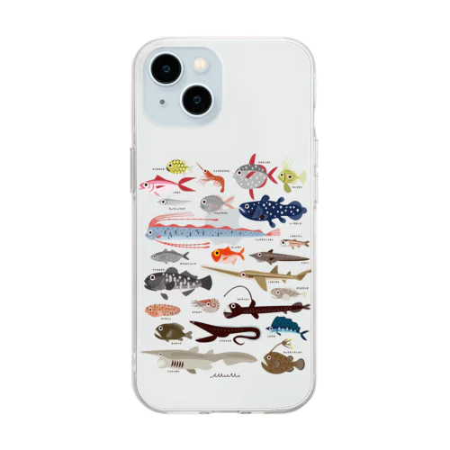 深海魚 Soft Clear Smartphone Case