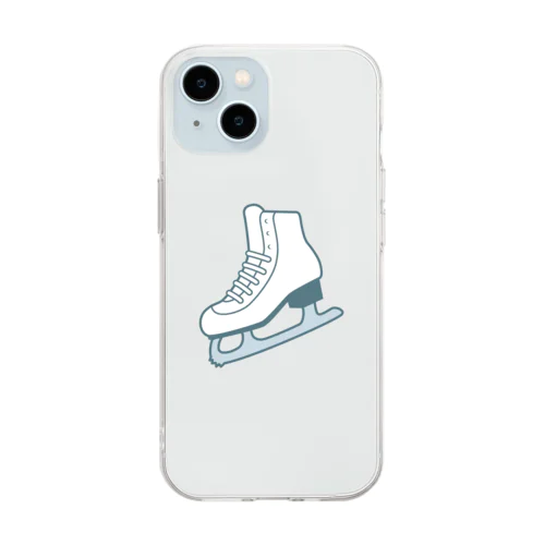 Ice Skates  02 Soft Clear Smartphone Case