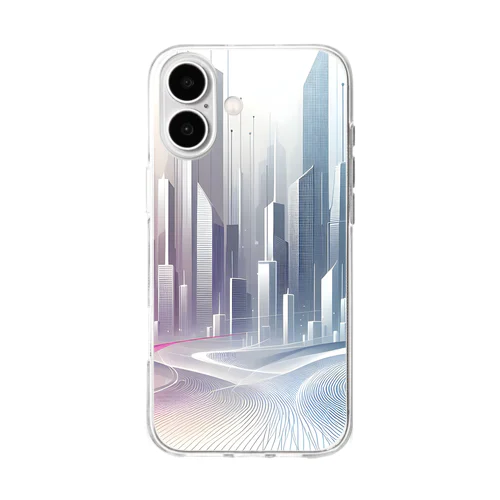 空の線 Soft Clear Smartphone Case