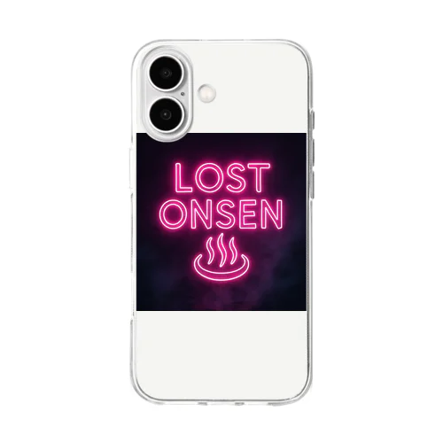 LOST ONSEN - Neon Nostalgia Soft Clear Smartphone Case