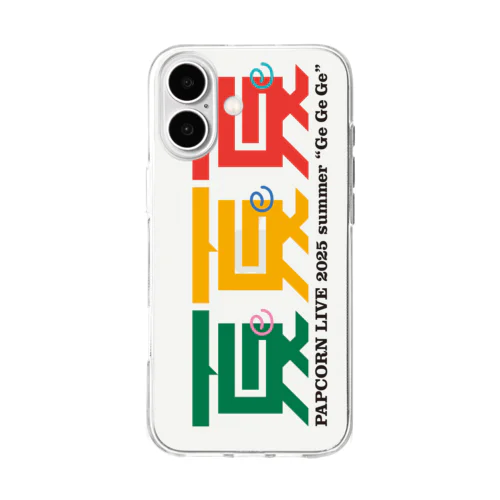 パップコーン夏夏夏（げげげ）グッズ Soft Clear Smartphone Case