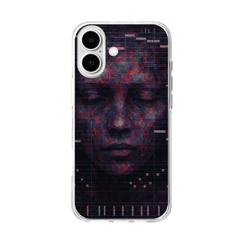 ノイズに潜む記憶 Soft Clear Smartphone Case