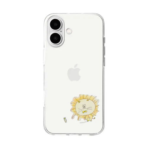 ケア友らいおん Soft Clear Smartphone Case