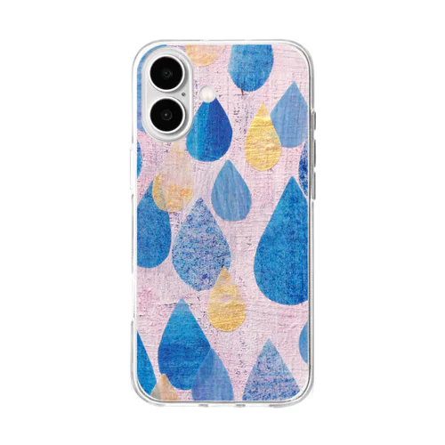 雨降り Soft Clear Smartphone Case