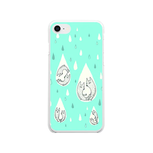 雫 Soft Clear Smartphone Case