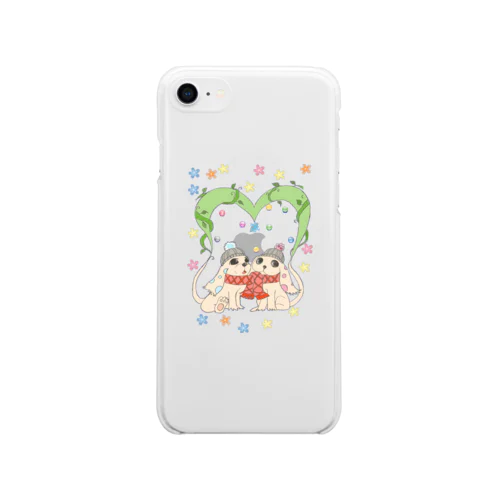 dog heart Soft Clear Smartphone Case
