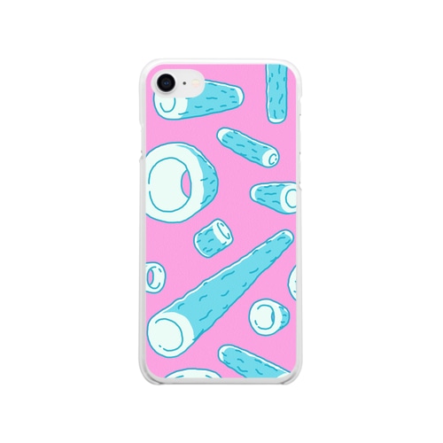 ちくわのスマホケース2_3 Soft Clear Smartphone Case