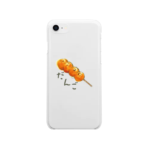 だんご Soft Clear Smartphone Case