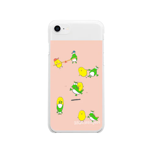 ピヨとりゅうりゅう Soft Clear Smartphone Case