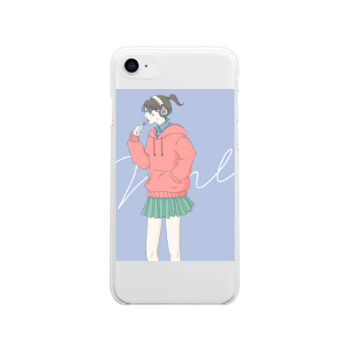 ミュージックガール Soft Clear Smartphone Case