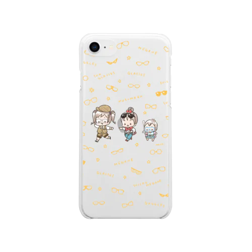 メガネなムスメら Soft Clear Smartphone Case