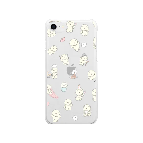 もっさりもさお Soft Clear Smartphone Case