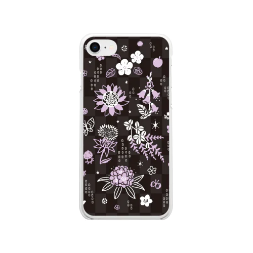 東北の花 Soft Clear Smartphone Case