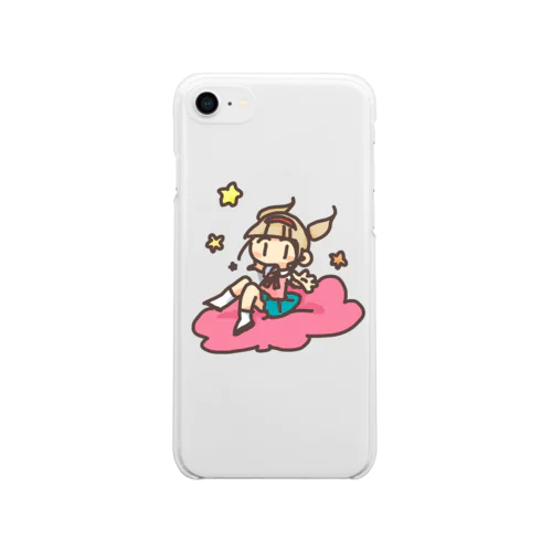 みにみに　なな Soft Clear Smartphone Case