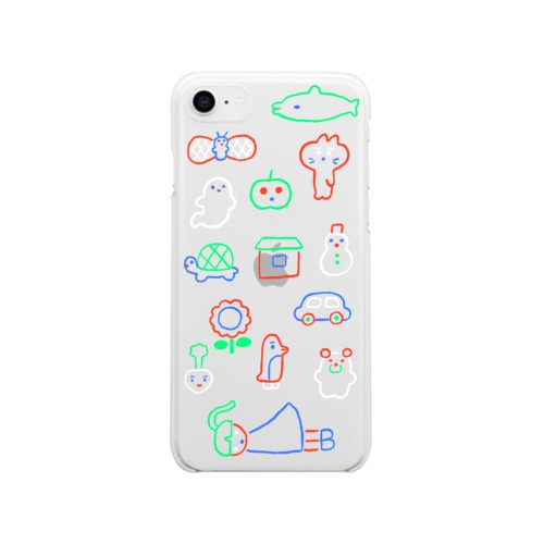 ネオン　iPhone7/8 Soft Clear Smartphone Case