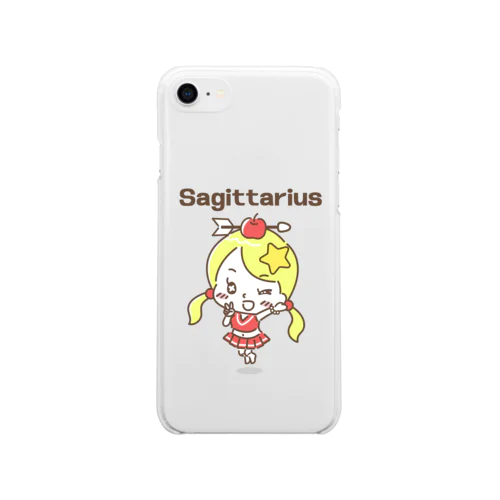 ゆめかわ！１２星座シリーズ　いて座 Soft Clear Smartphone Case