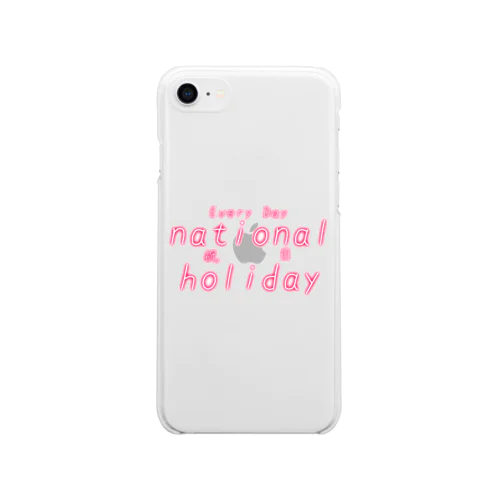 祝日 Soft Clear Smartphone Case