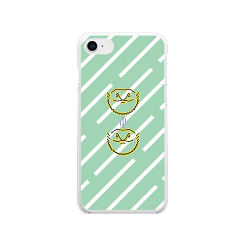 求愛ボビング (♂) Soft Clear Smartphone Case