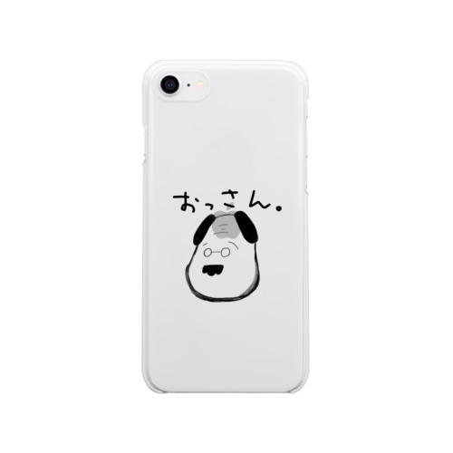 おっさん。 Soft Clear Smartphone Case