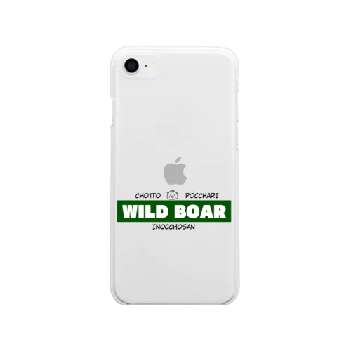 WILD BOAR Soft Clear Smartphone Case