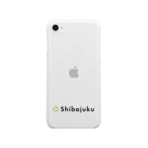 Shibajuku（黒） Soft Clear Smartphone Case