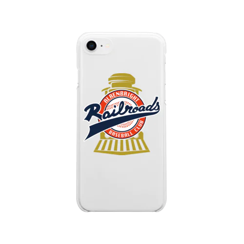 Railroadsロゴ Soft Clear Smartphone Case