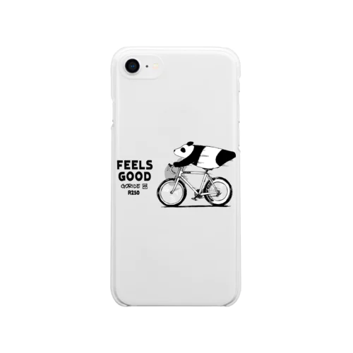 スーパーマンパンダ Soft Clear Smartphone Case